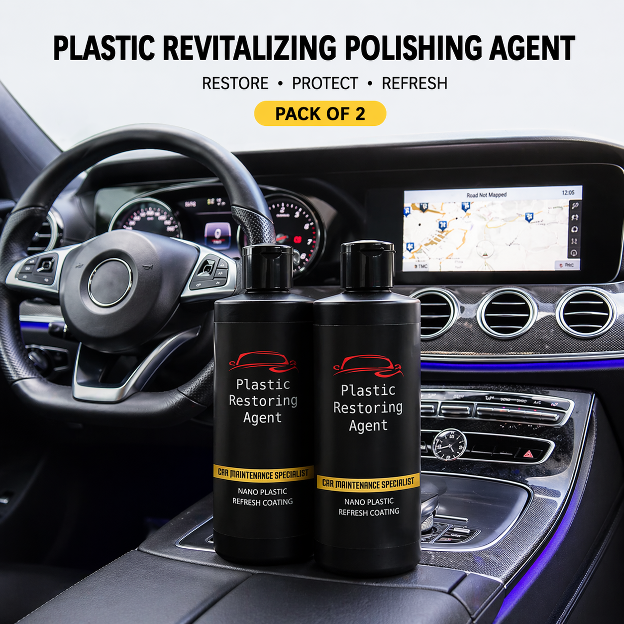 Plastic Revitalizing Polishing Agent – Pack of 2