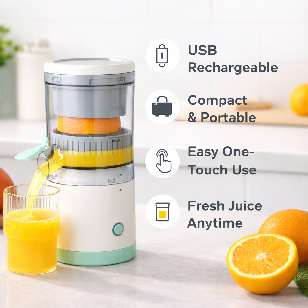 Portable USB Rechargeable Mini Juicer
