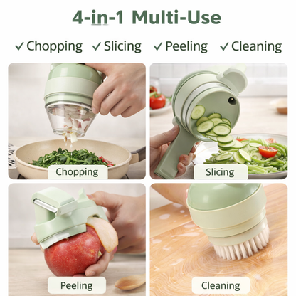 Portable Electric Vegetable Cutter Set