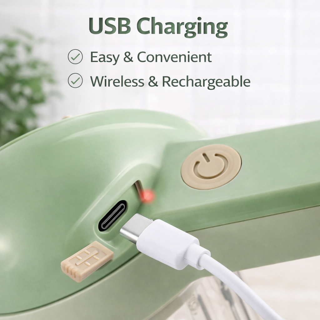 Portable Electric Vegetable Cutter Set