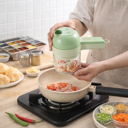 Portable Electric Vegetable Cutter Set