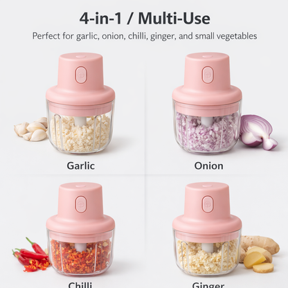 Electric food chopper wireless