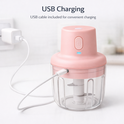 Electric food chopper wireless