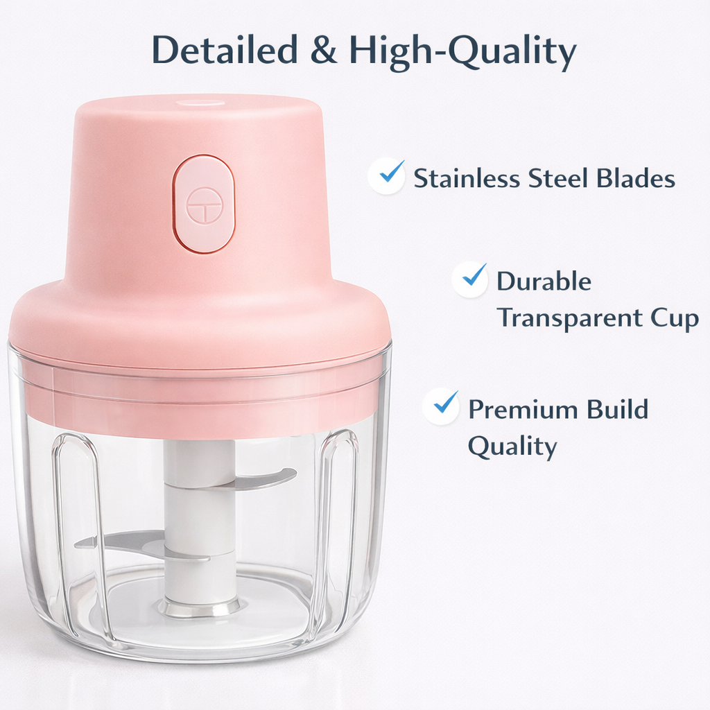 Electric food chopper wireless