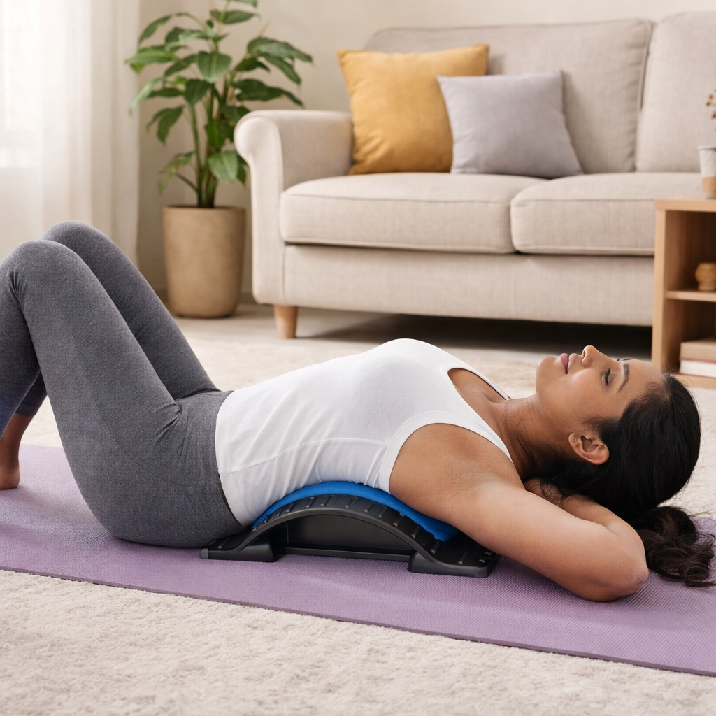 Multi-Level Back Stretcher for Back Pain Relief & Posture Support