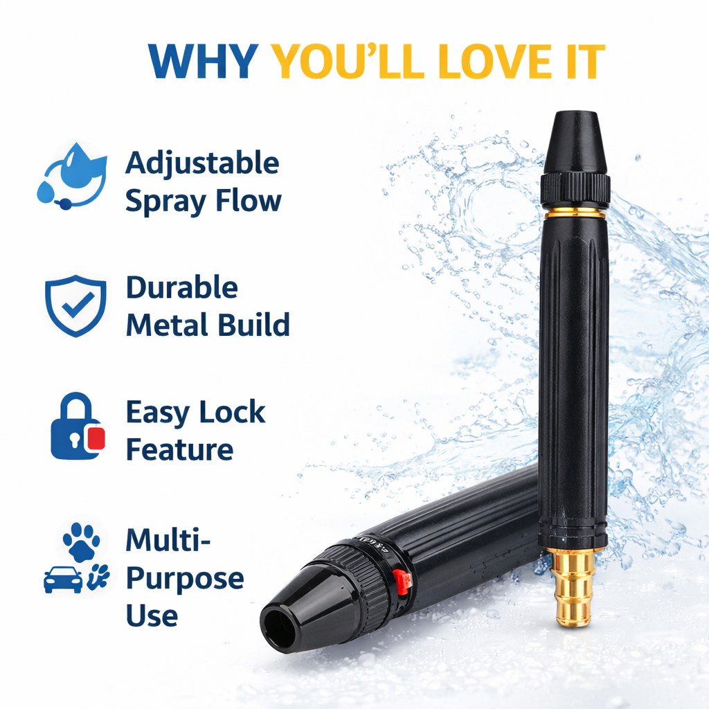Portable High Pressure Water Spray Nozzle