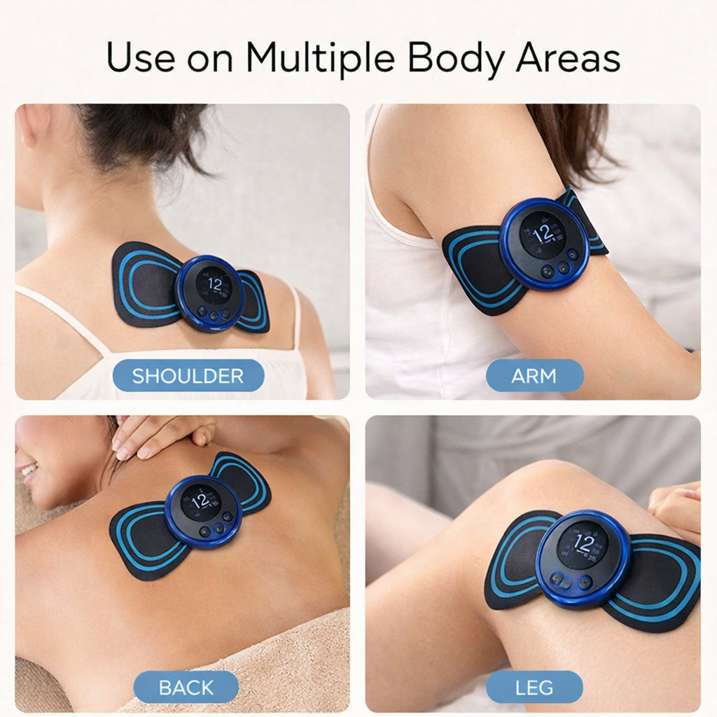 Reusable EMS Bioelectric Acupoints Massager Pad