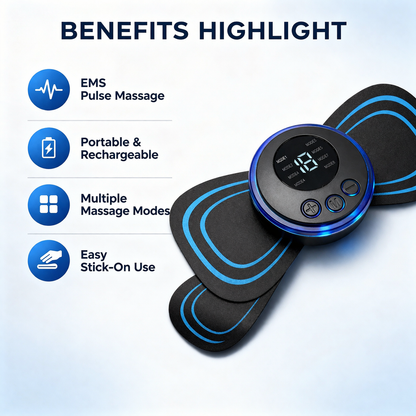 Reusable EMS Bioelectric Acupoints Massager Pad