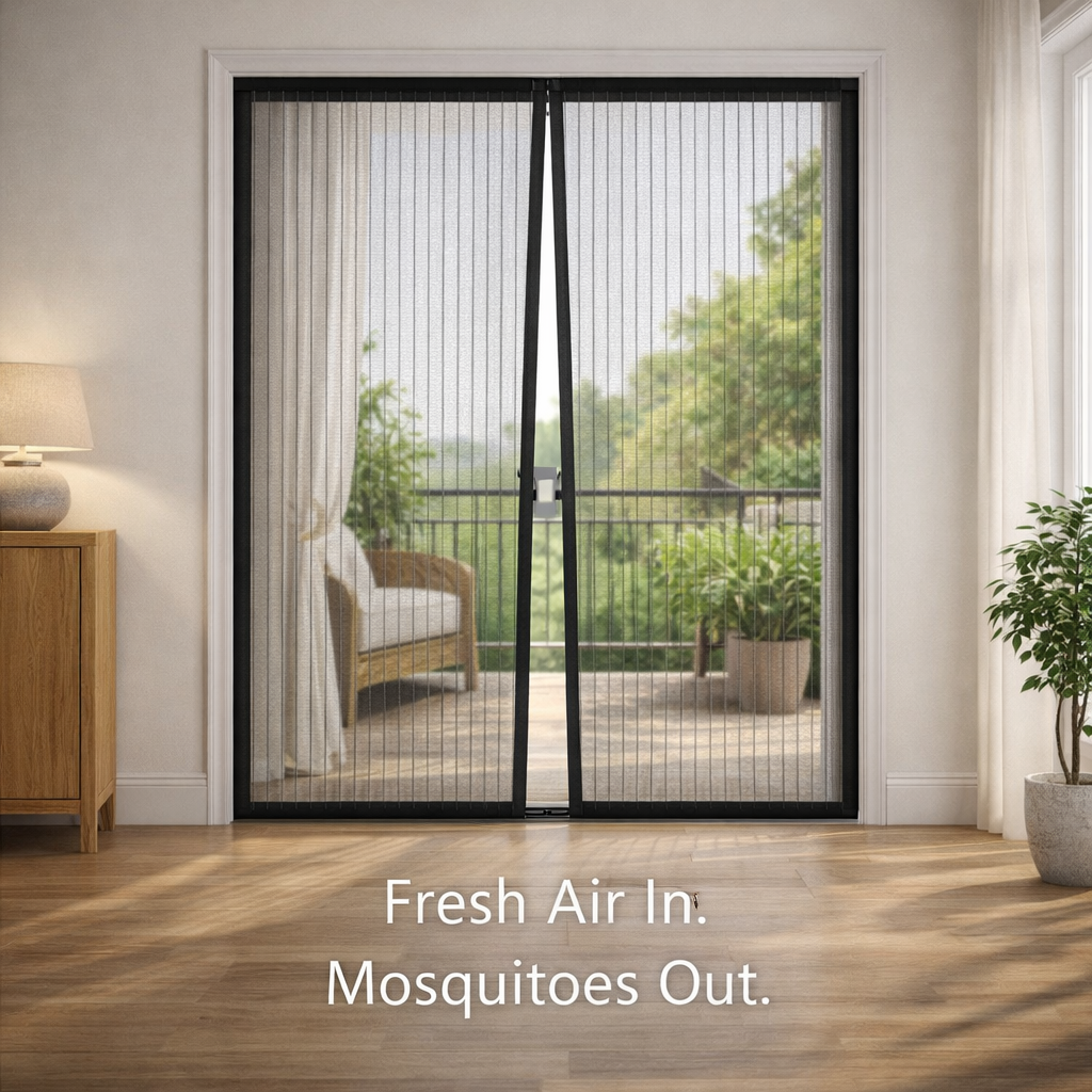 Magnetic Mosquito Mesh Door Curtain