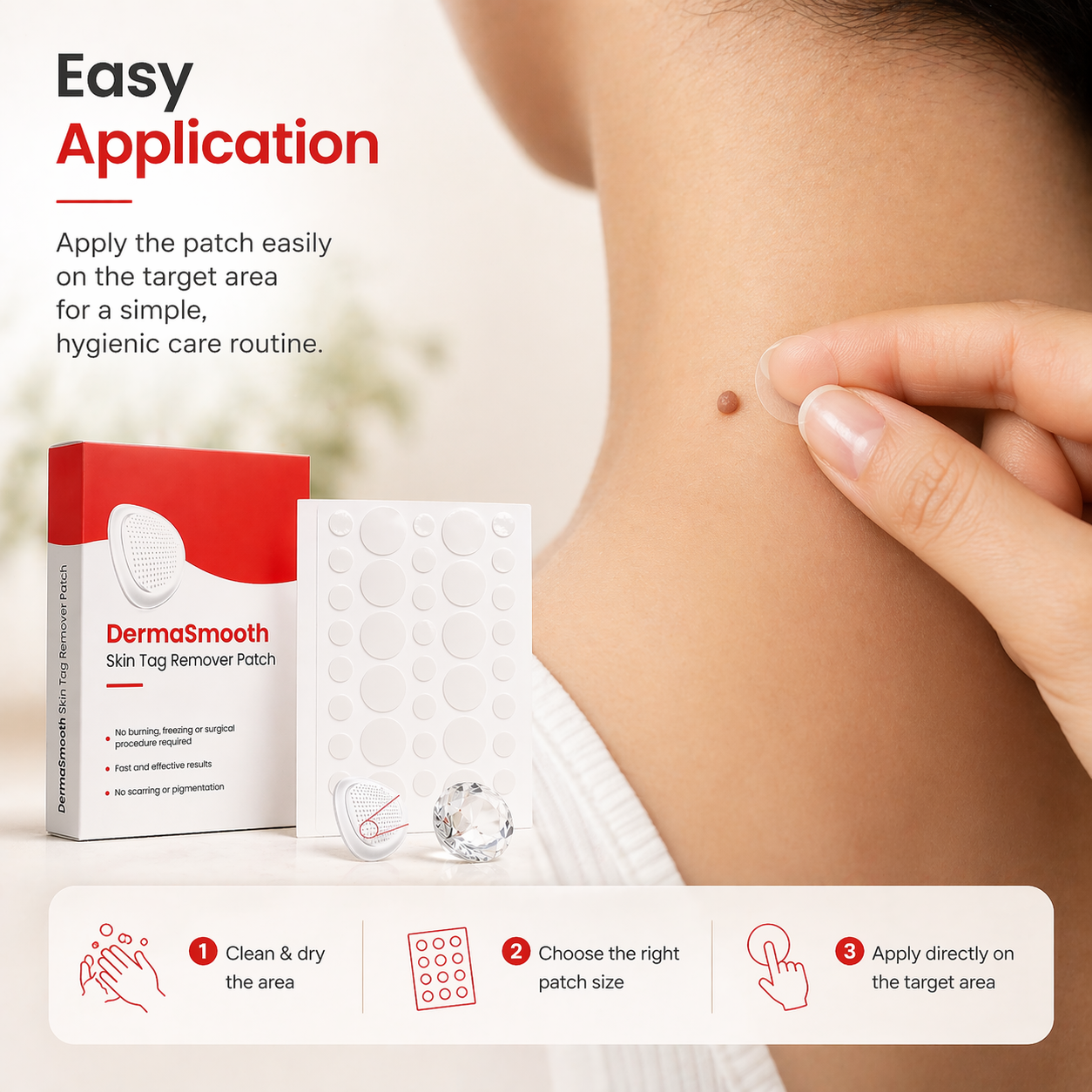 DermaSmooth Skin Tag Remover Patch