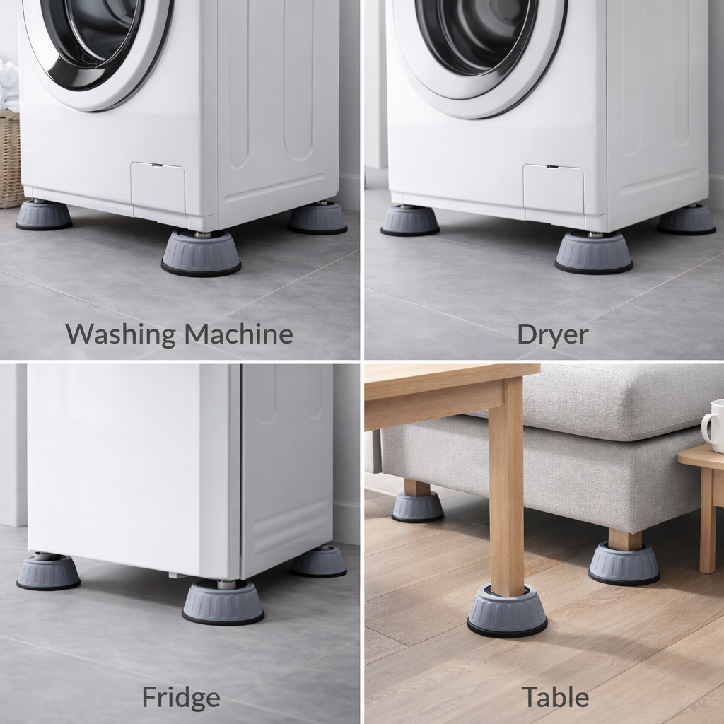 Anti Vibration Washing Machine Pads – Pack of 4