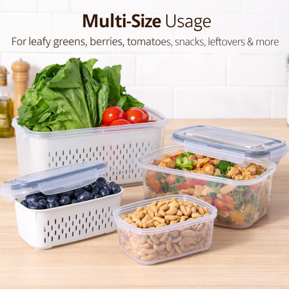 Nesting Fresh Food Storage Box Set with Lids