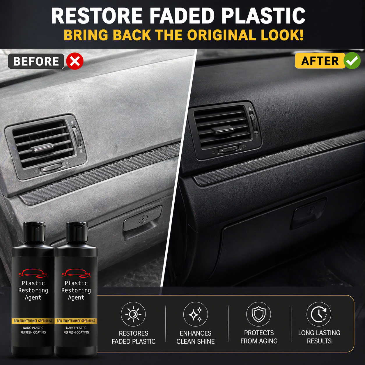 Plastic Revitalizing Polishing Agent – Pack of 2