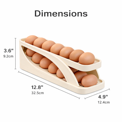 Automatic Rolling Egg Holder for Fridge