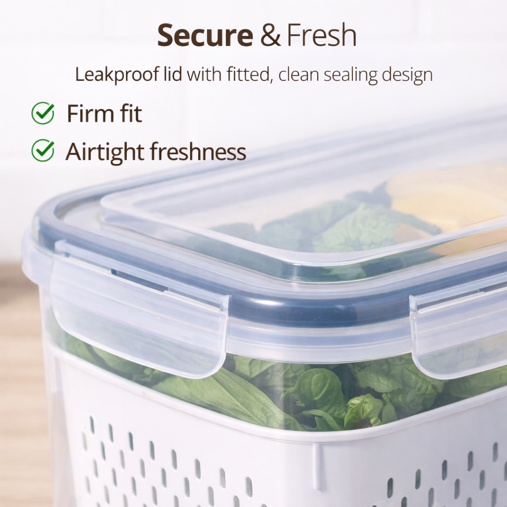 Nesting Fresh Food Storage Box Set with Lids