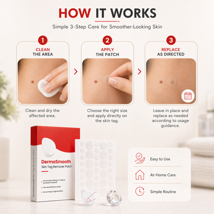 DermaSmooth Skin Tag Remover Patch