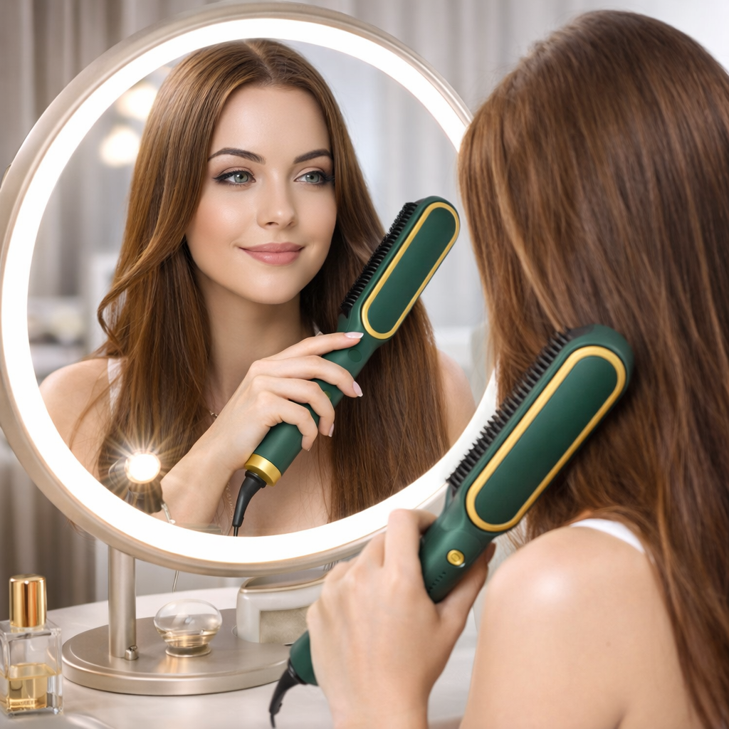 3-in-1 Hair Straightening Brush