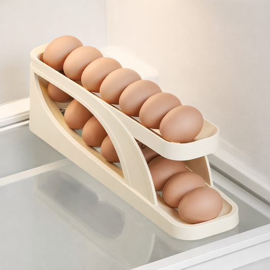 Automatic Rolling Egg Holder for Fridge