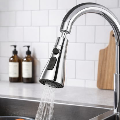 3 Mode Kitchen Sink Faucet Splash Head