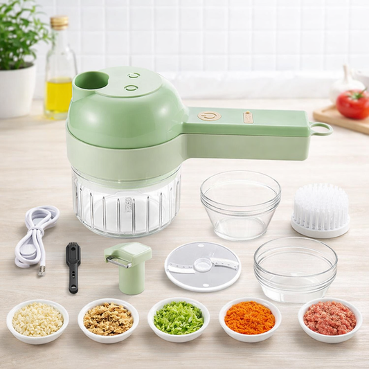 Portable Electric Vegetable Cutter Set