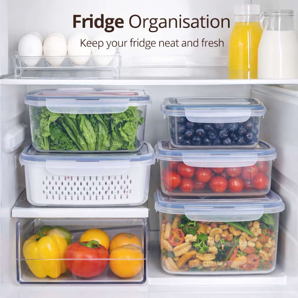 Nesting Fresh Food Storage Box Set with Lids