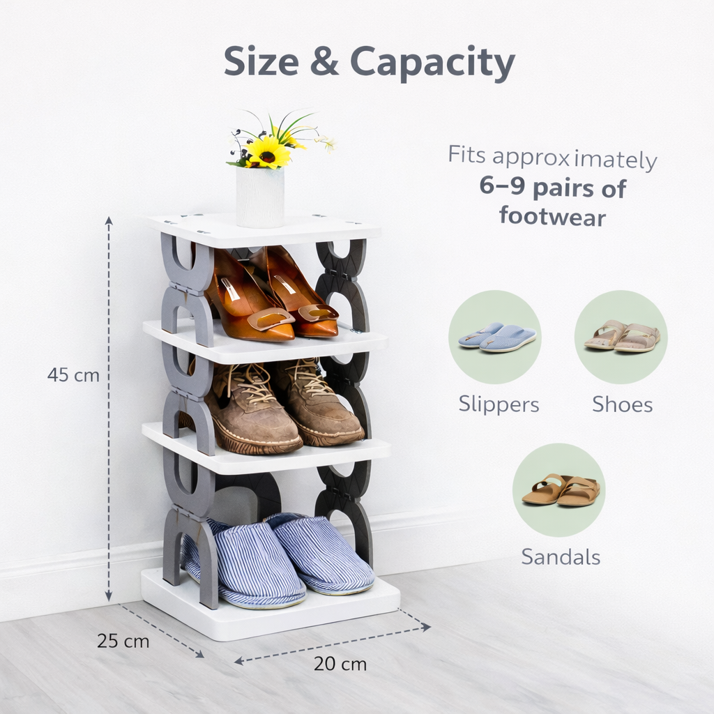 Multipurpose Footwear Shoe Rack Stand for Home