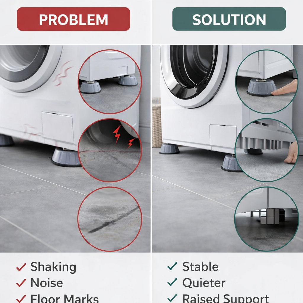 Anti Vibration Washing Machine Pads – Pack of 4