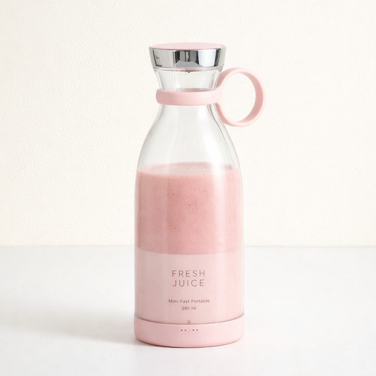 Portable Mini Juice Blender Bottle – USB Rechargeable