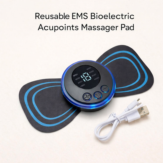 Reusable EMS Bioelectric Acupoints Massager Pad