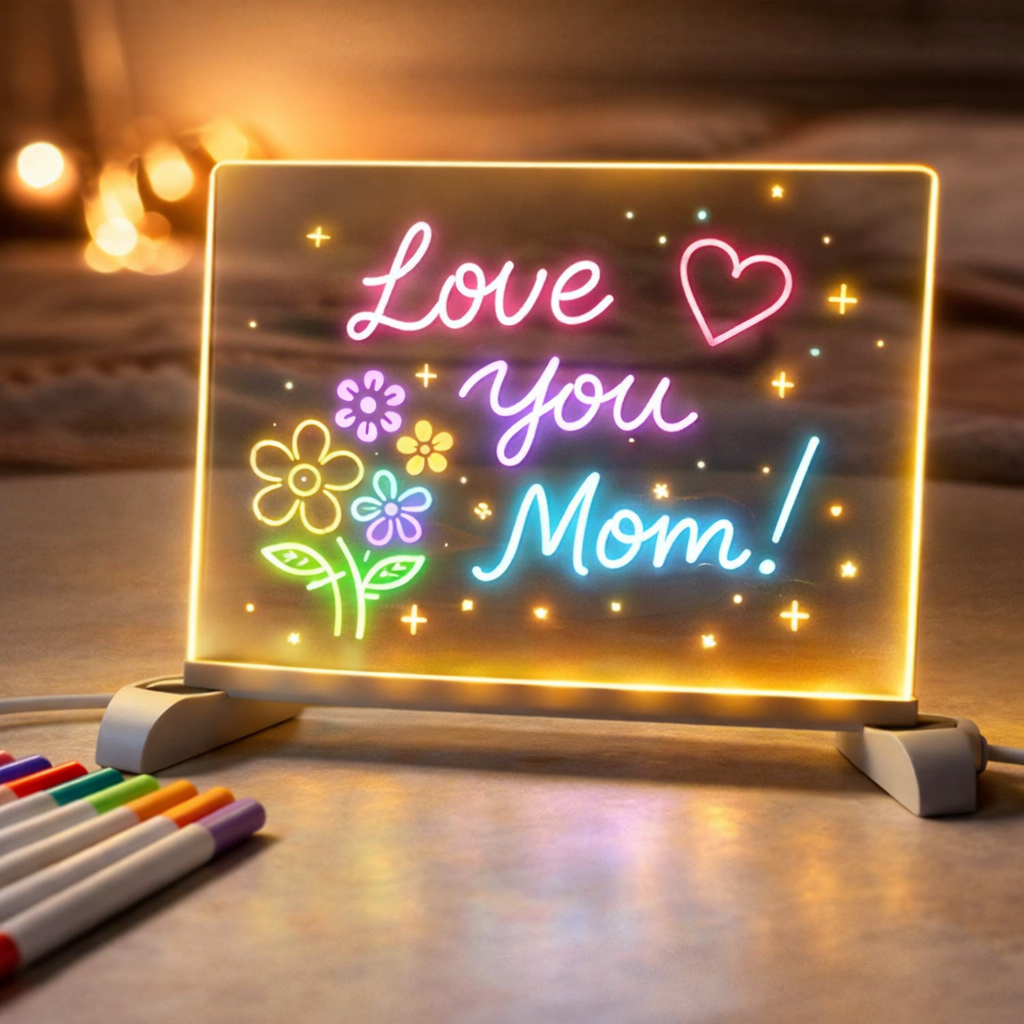 3D LED Light Glass Acrylic Writing pad