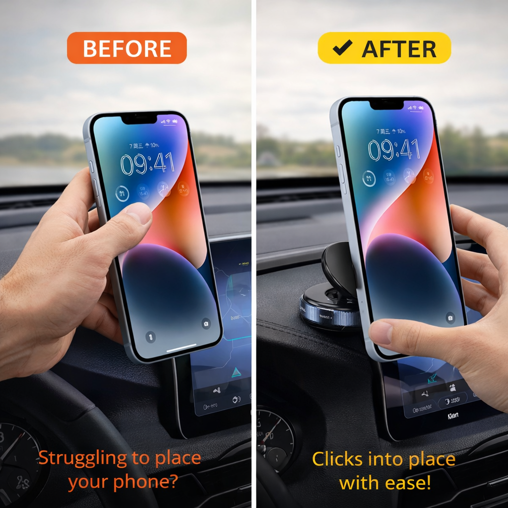 360° Magnetic Suction Phone Holder