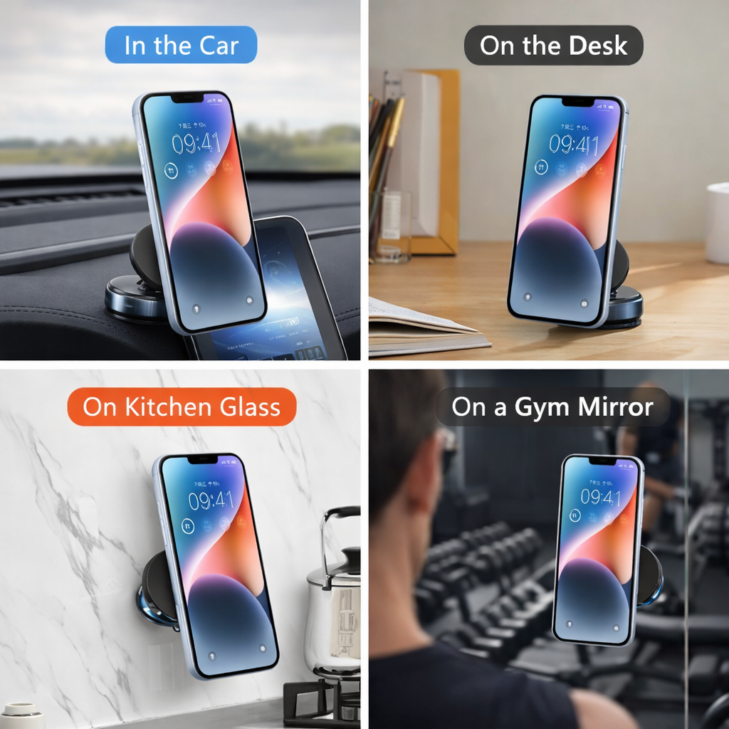 360° Magnetic Suction Phone Holder