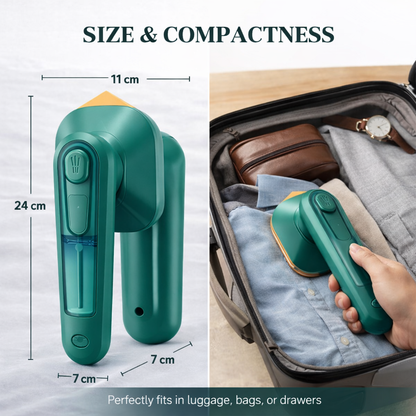 Mini Steam Press Iron – Portable Dry & Wet Travel Steamer