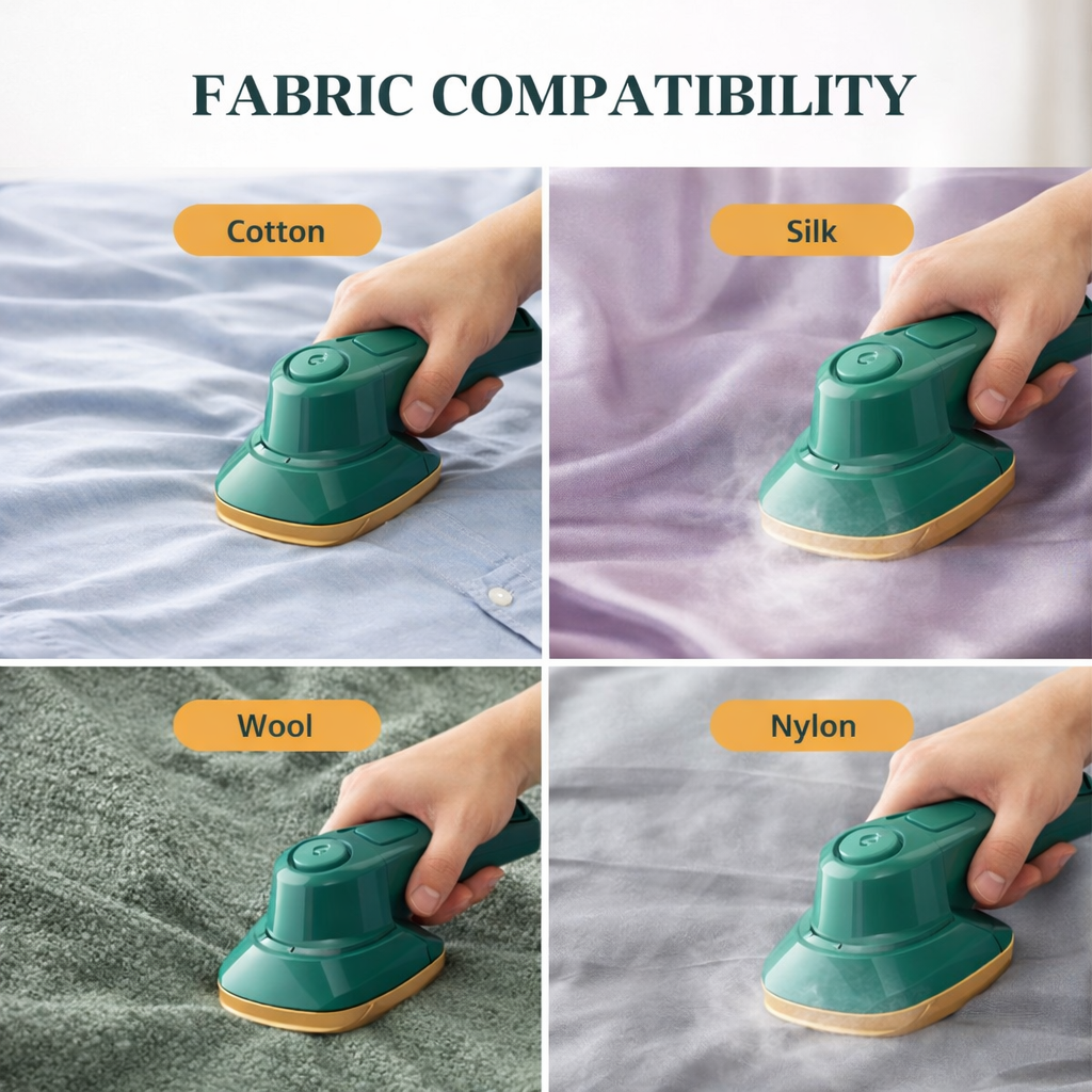 Mini Steam Press Iron – Portable Dry & Wet Travel Steamer