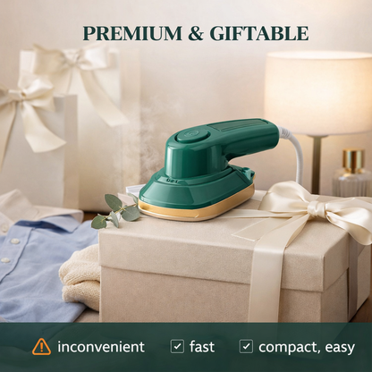 Mini Steam Press Iron – Portable Dry & Wet Travel Steamer