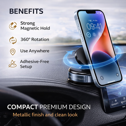 360° Magnetic Suction Phone Holder